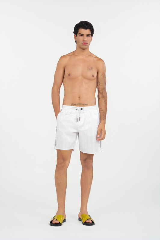 RC Short de Baño Estampado Monogram RC WHITE QOH00A-DJ005