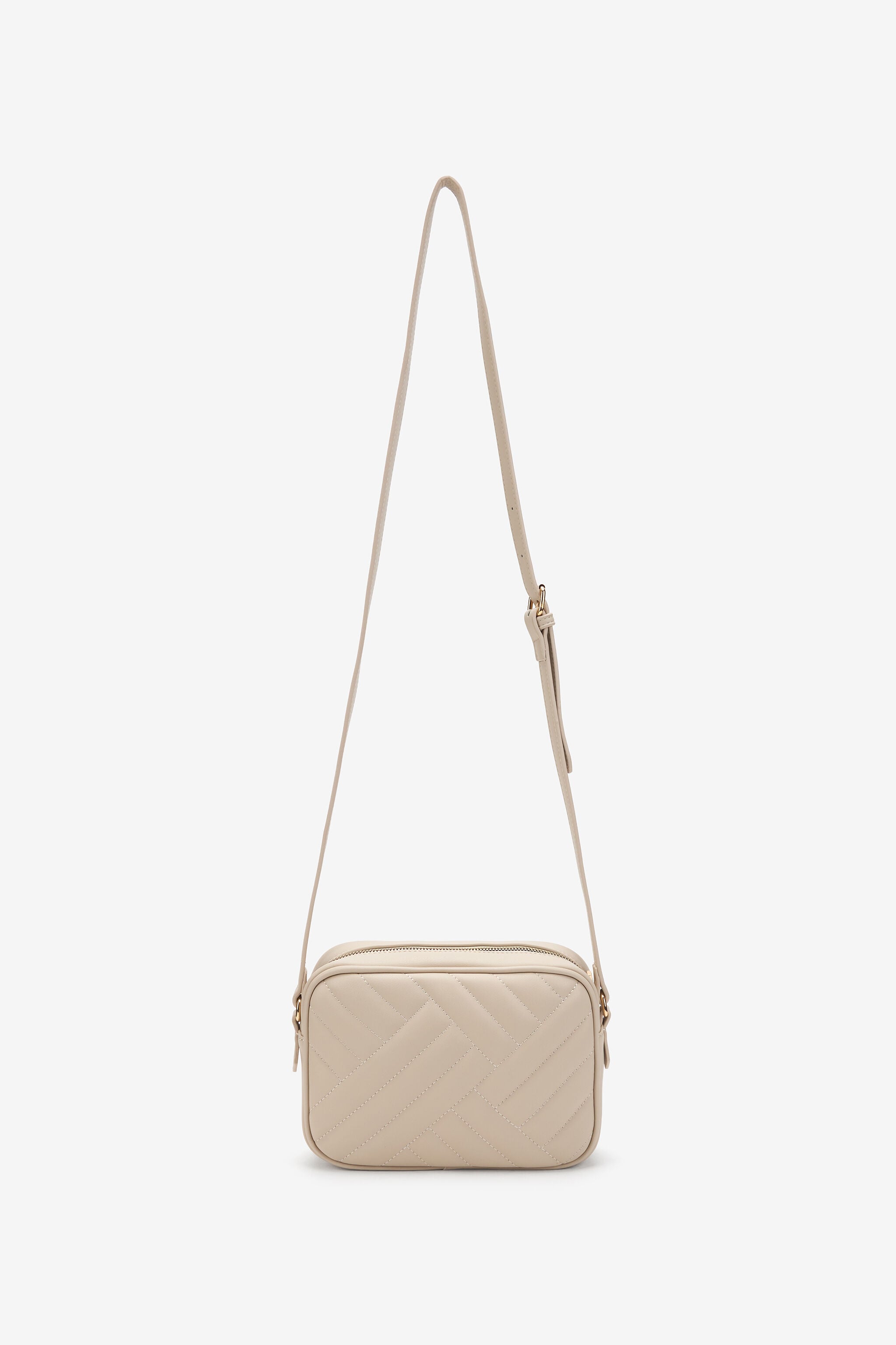 CL Quilted Crossbody Bag CL Quilted Crossbody Bag BEIGE SXB00E-AB076
