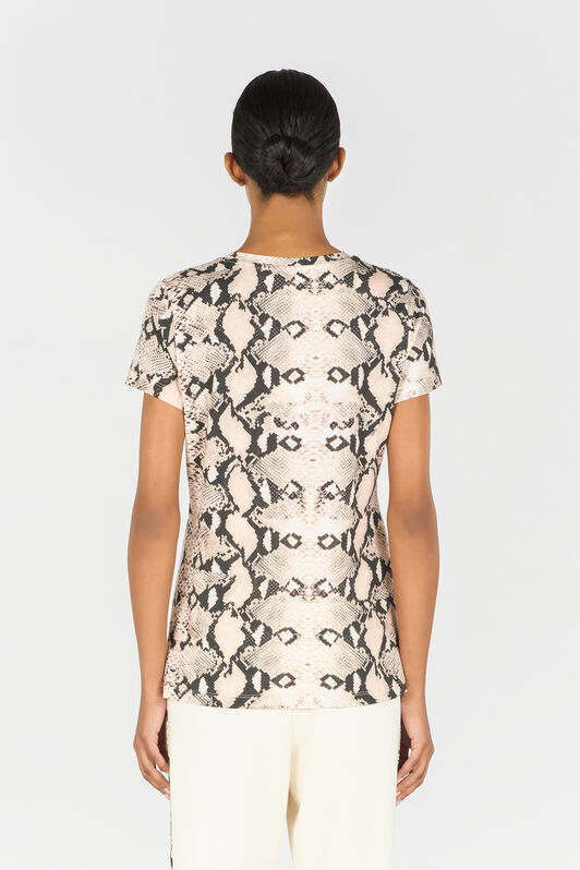 RC Python print T-shirt NATURAL PYTHON OOT60A-JFO61
