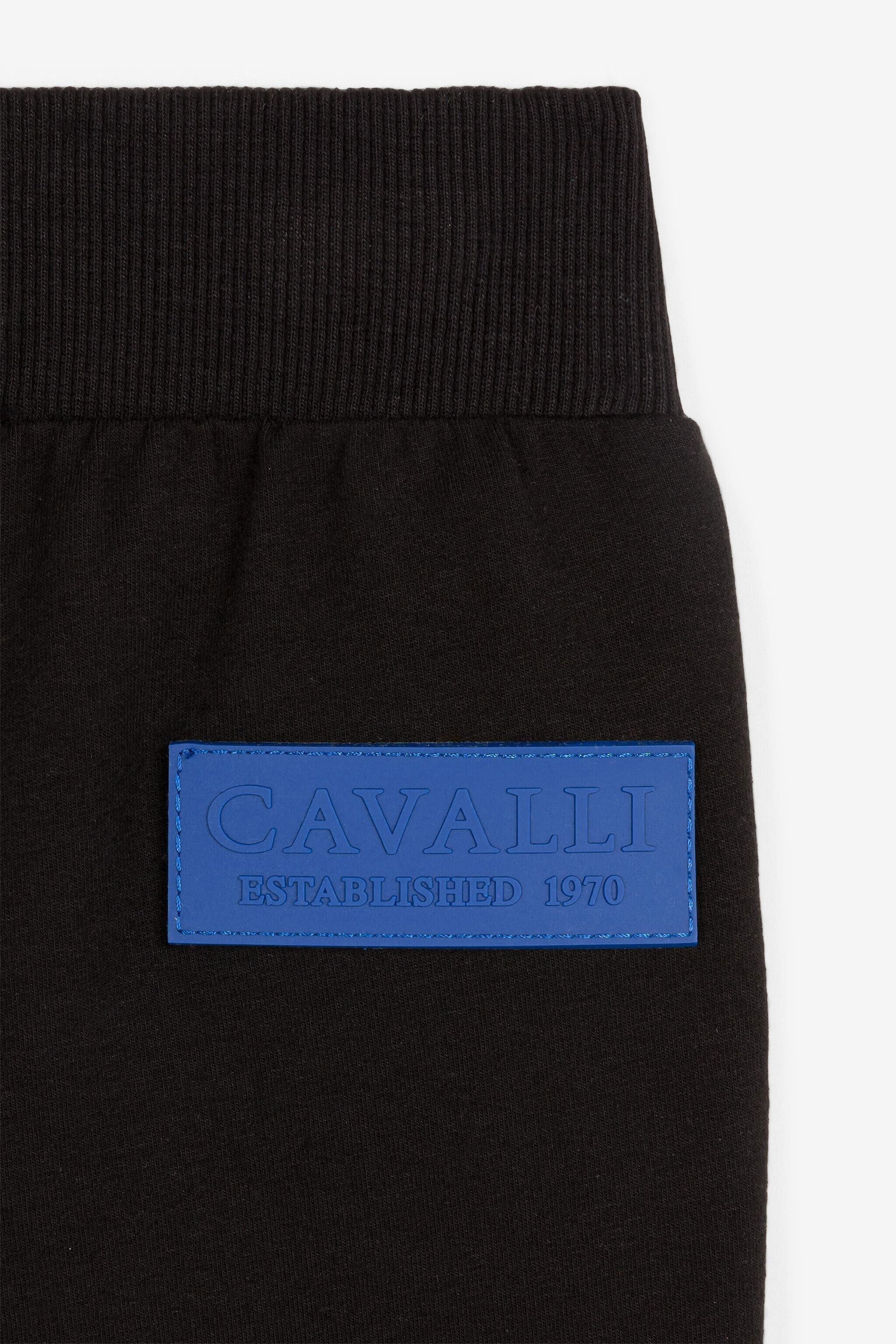 JU Logo-Appliqué Sweatpants Black PJT285-CF050