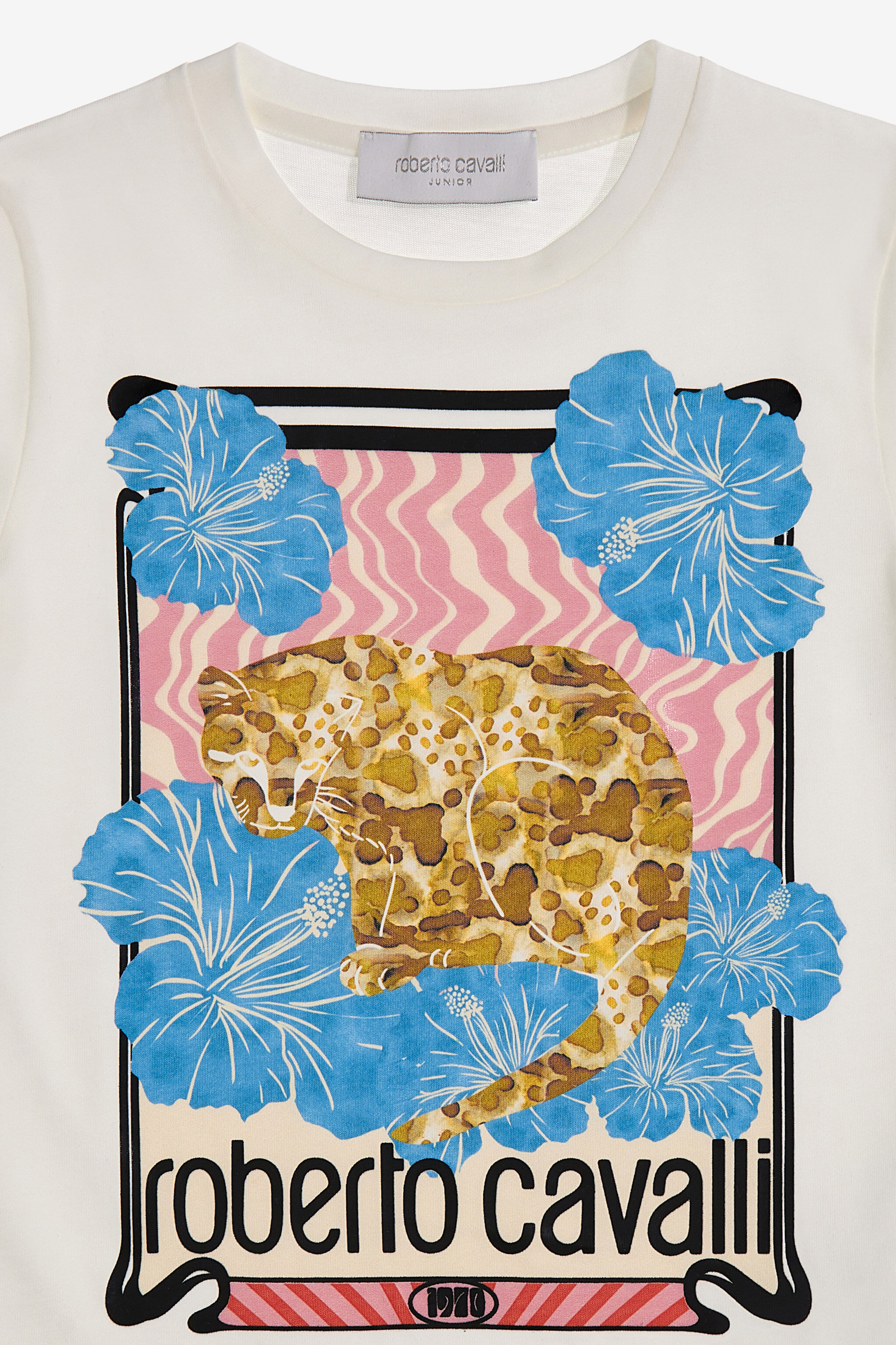 JU T-shirt with Logo and print White SJT626-JD001