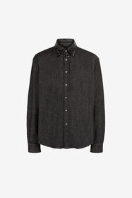 ${brand} Chemise en jean cloutée ${colorDescription} ${masterID}