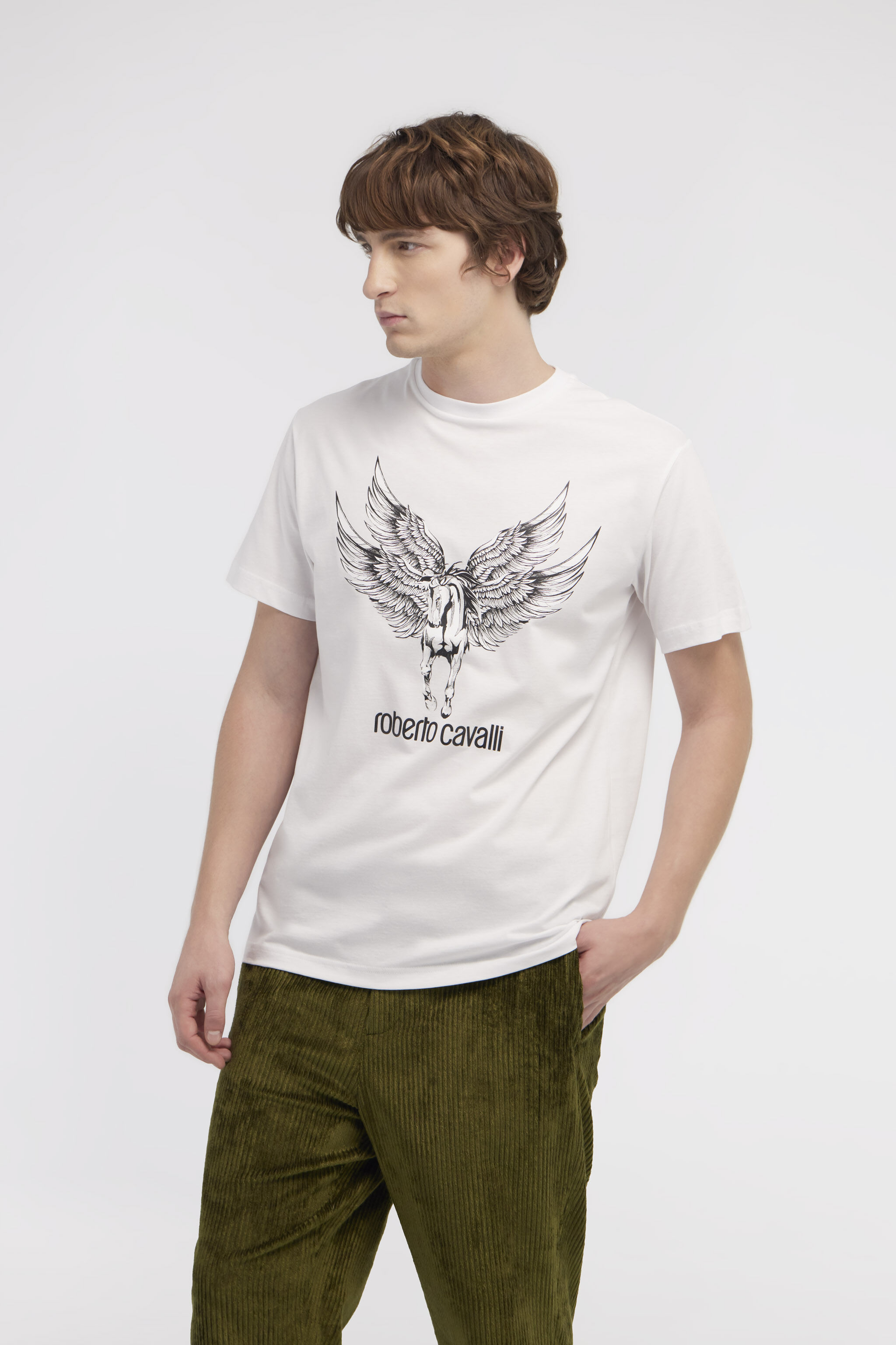 RC T-shirt with Horse logo and print Weiß NOT60I-JD060