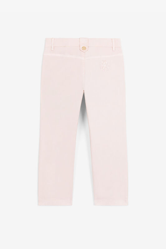 JU RC Monogram-Embroidered Trousers JU RC Monogram-Embroidered Trousers Pink RJT21A-FN012
