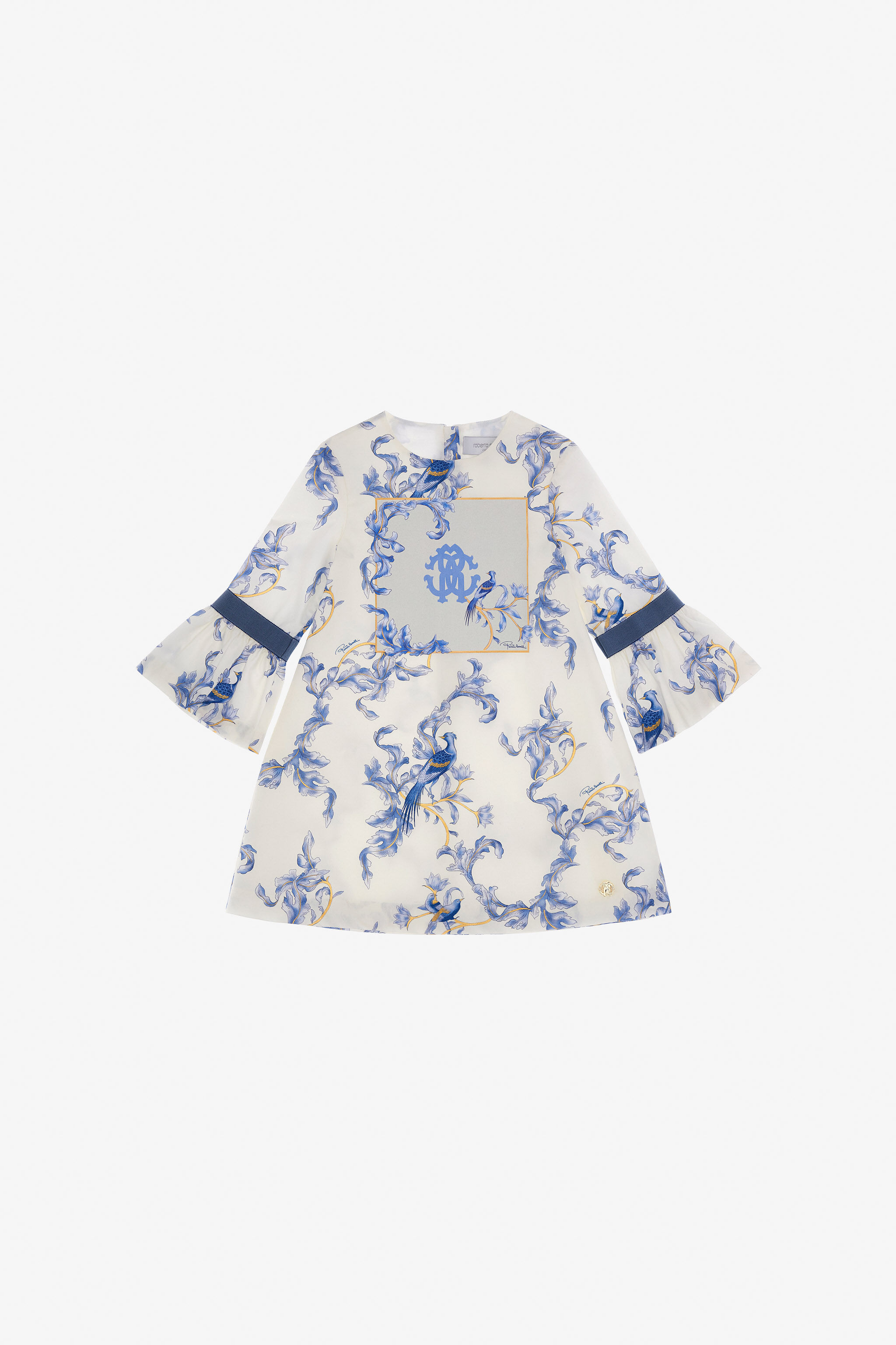 JU Printed Dress Hellblau SJT146-4FL49