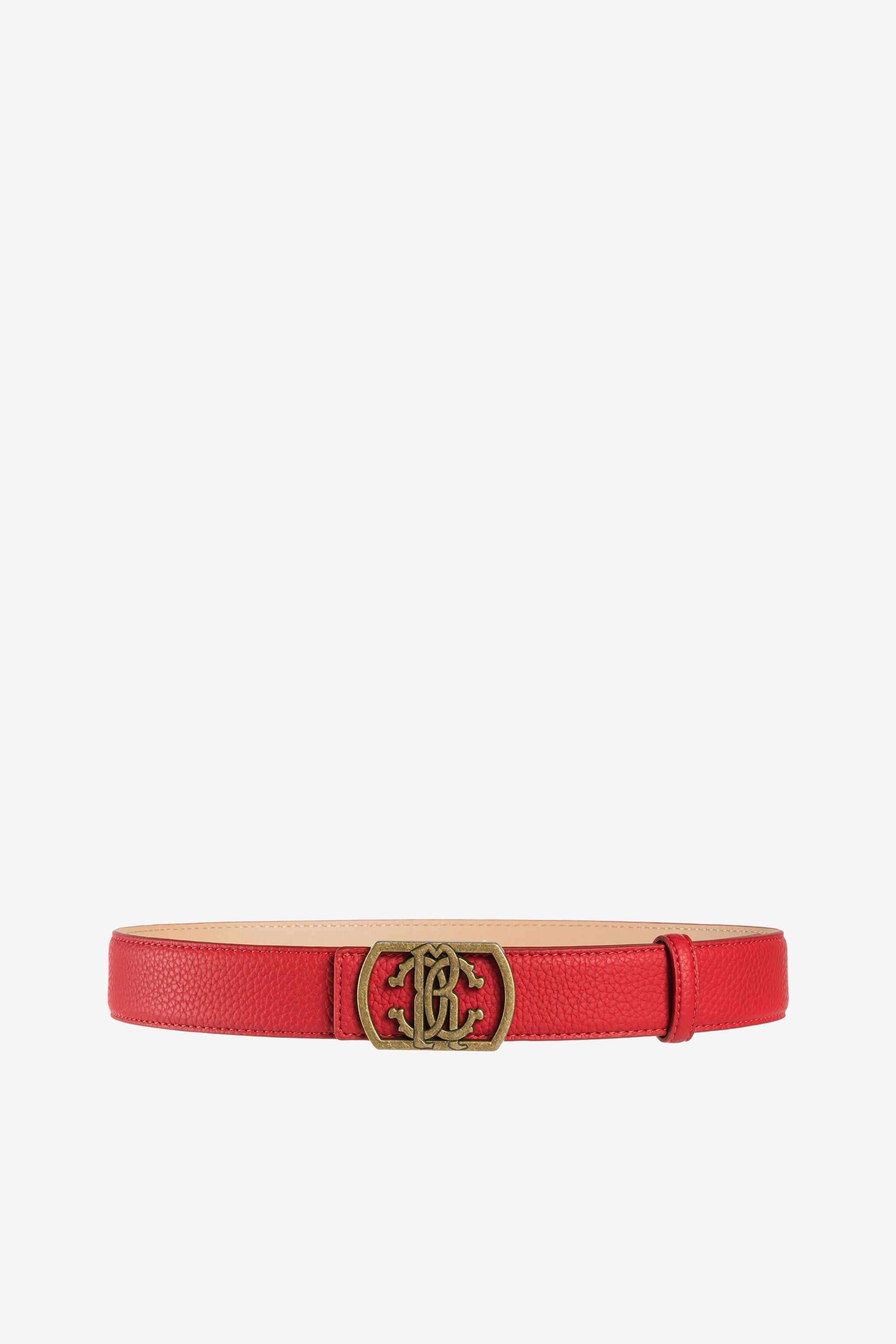 RC Cintura con Monogram RC Rosso JSC001-AB001