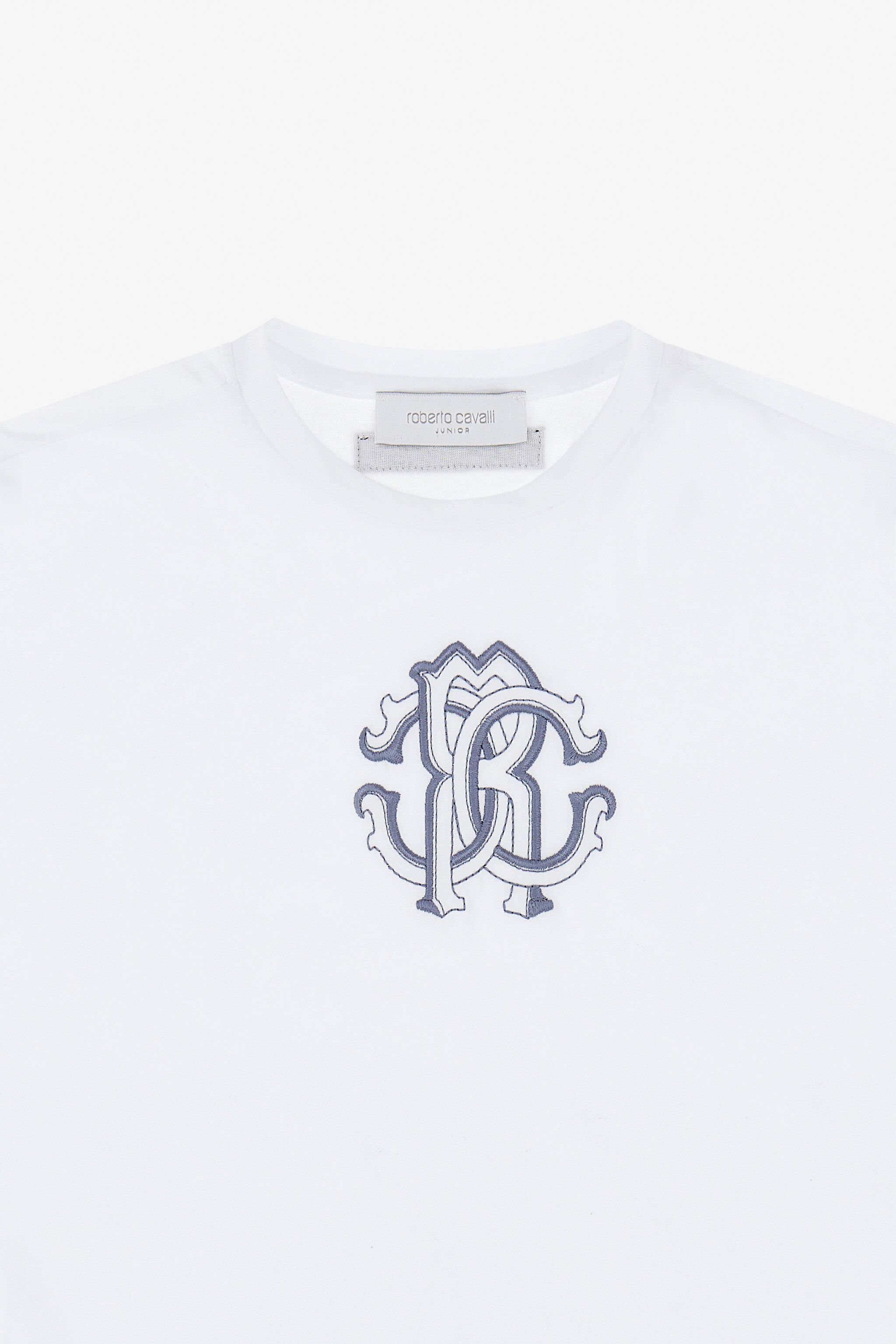 JU T-Shirt mit RC-Logo Weiß TJT60F-JD001