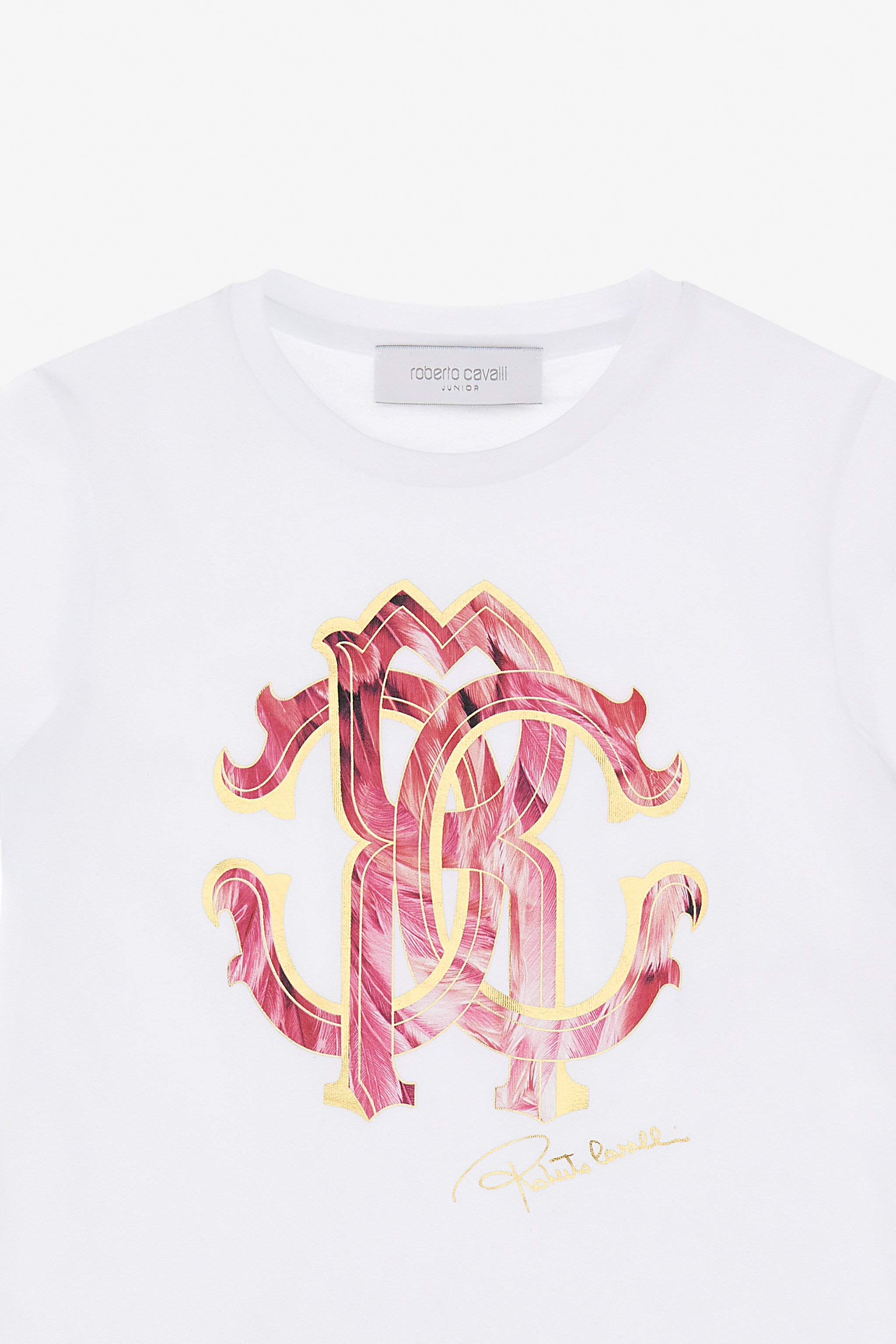JU T-shirt con Logo RC Bianco TJT64U-JD001