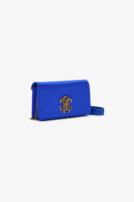 RC Schultertasche mit Monogramm Blau TKB015-FL113