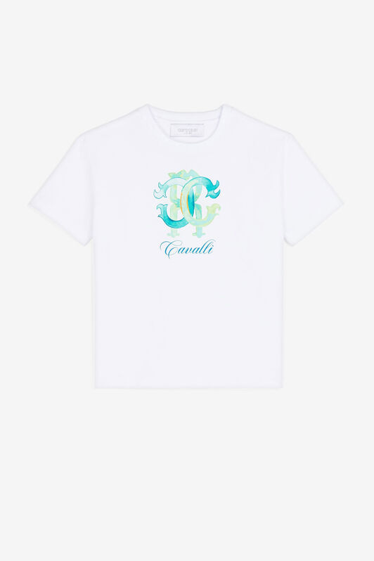 JU T-Shirt mit Logo-Print JU T-Shirt mit Logo-Print Optical white QJT682-JV025