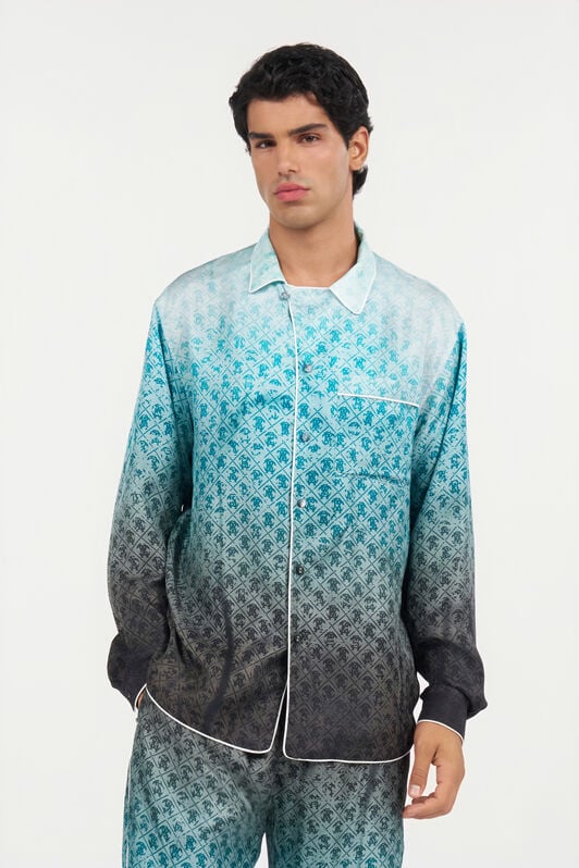 RC Chemise en soie à monogramme ENDLESS SKY WNT725-4QR67