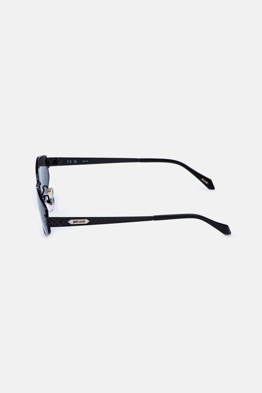 JC Unisex geometrical metal frame SHINY BLACK WITH SHI VALD37-ID282