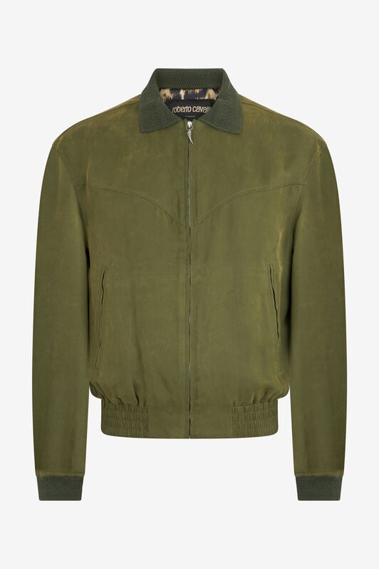 RC Zip-up bomber jacket WOOD SRT465-FLJ04