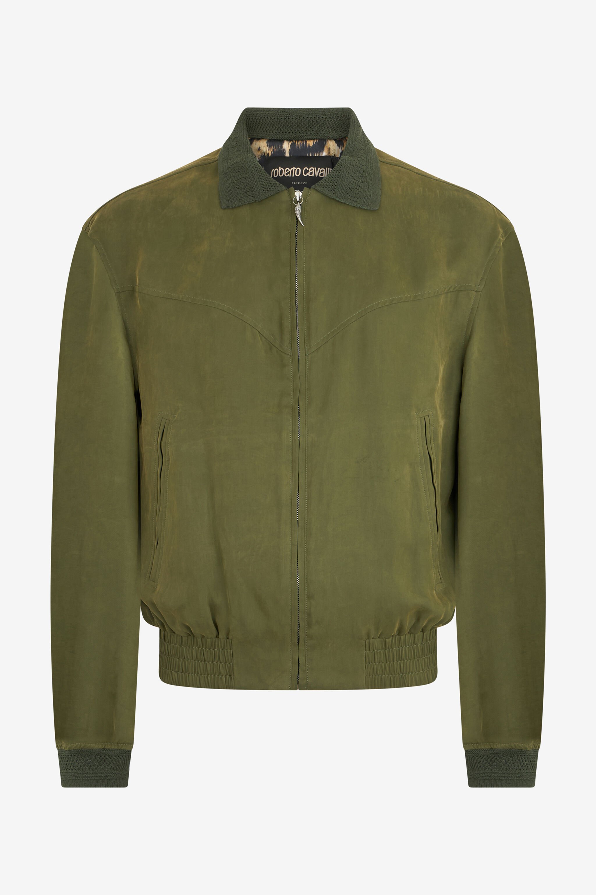 RC Zip-up bomber jacket WOOD SRT465-FLJ04