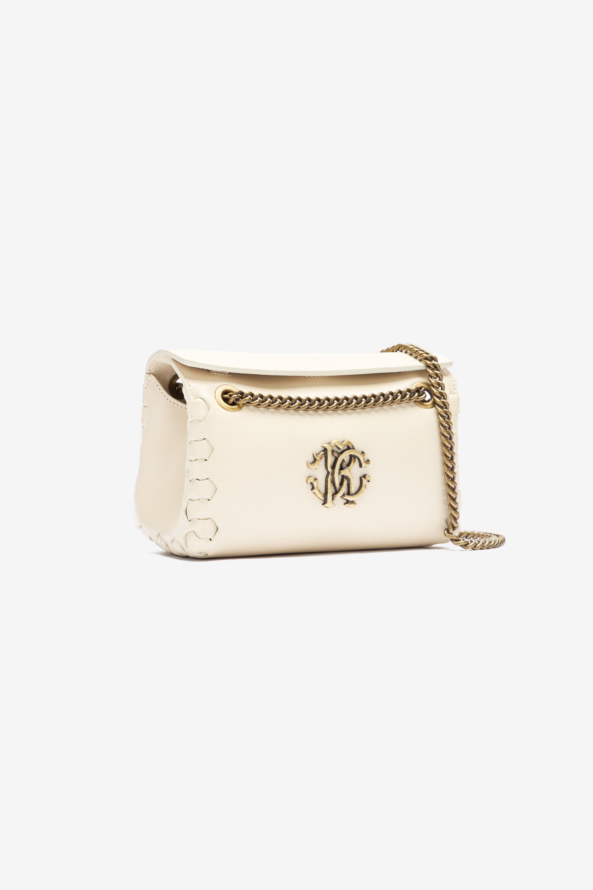 RC Sac à bandoulière avec logo RC Ivoire OOB00B-PZ015