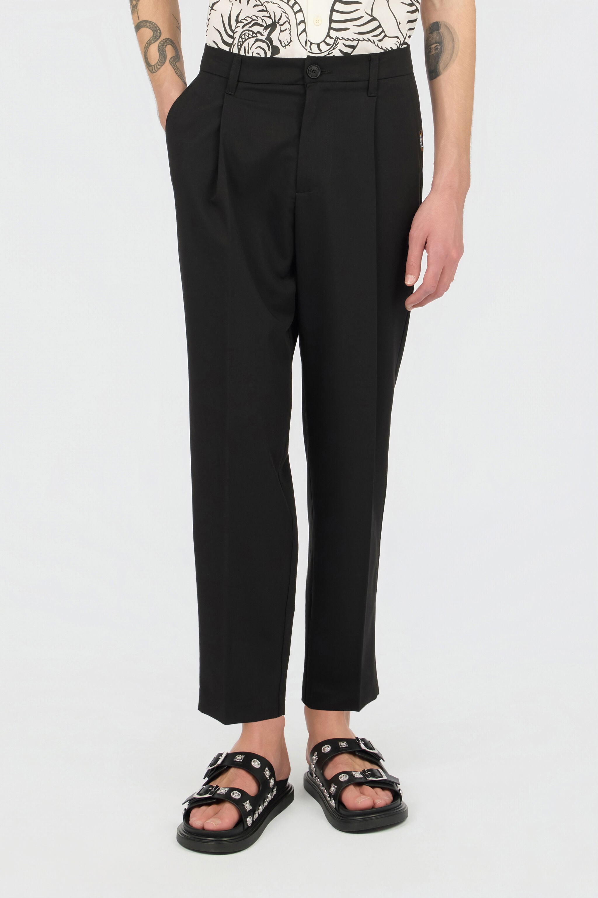 JC Schwarze Hose BLACK WFT009-WF010