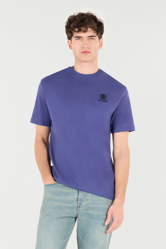 RC T-Shirt With RC Monogram And Logo Embroidery Navy POT60A-JD060