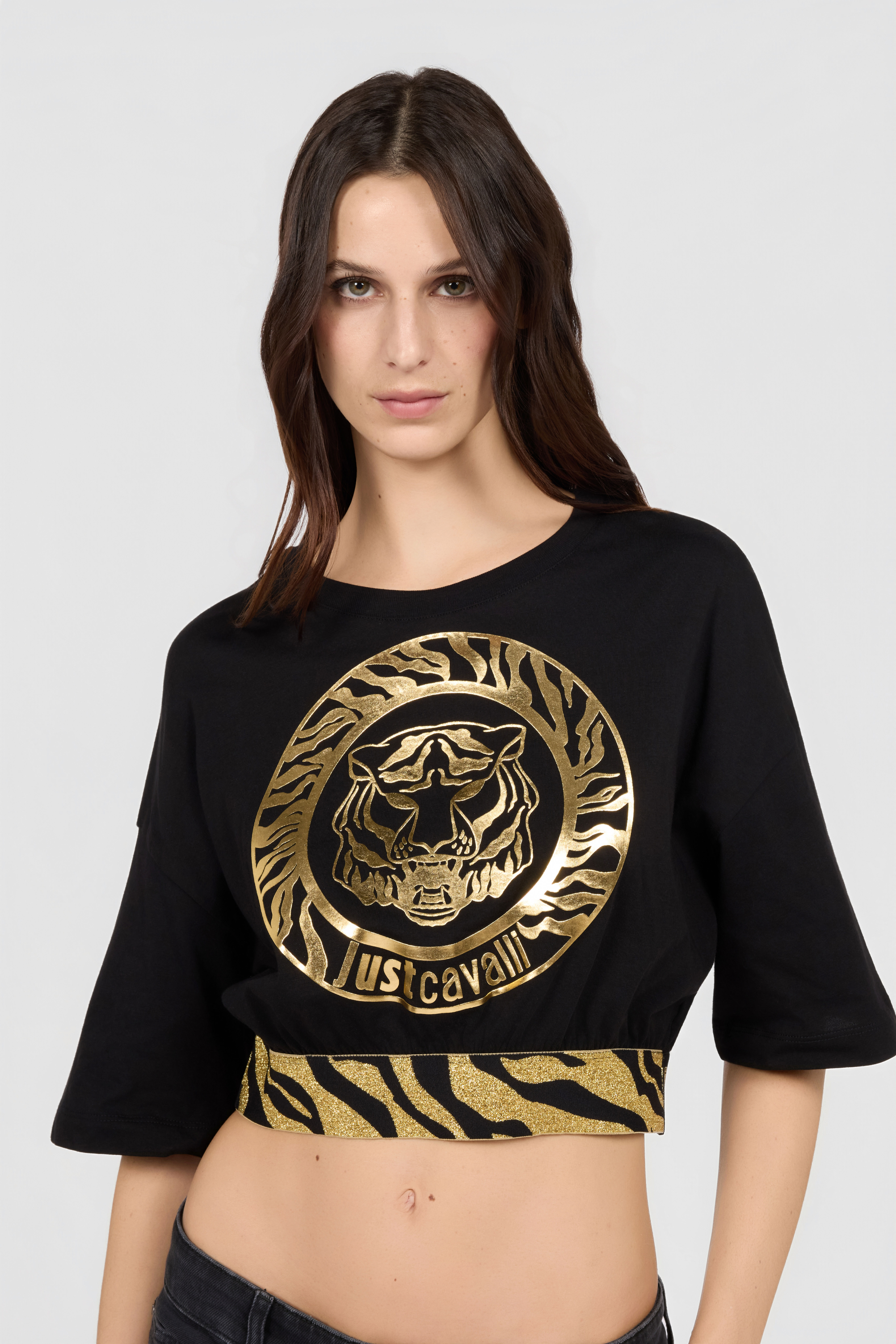 JC Black T-Shirt BLACK/GOLD Q61439-Q0342