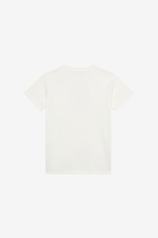 JU T-Shirt Mit Monogramm RC Und Blumen JU T-Shirt Mit Monogramm RC Und Blumen Weiß UJT62F-JD001