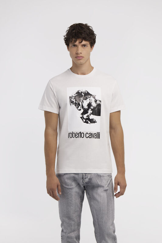 RC T-shirt with Horse logo and print RC T-shirt with Horse logo and print White NOT60D-JD060