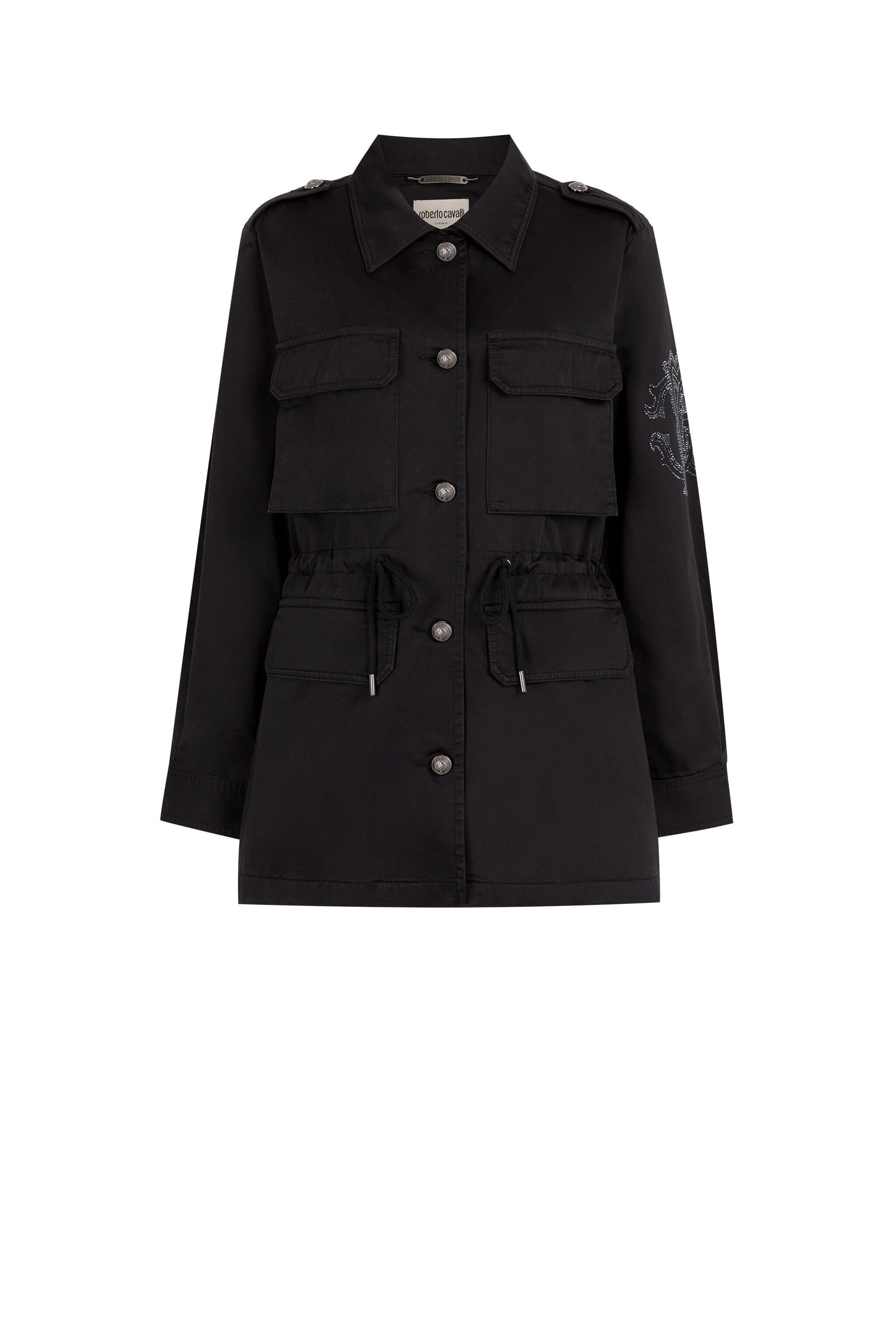 RC RC Monogram Drawstring Jacket Black JST40A-FA017