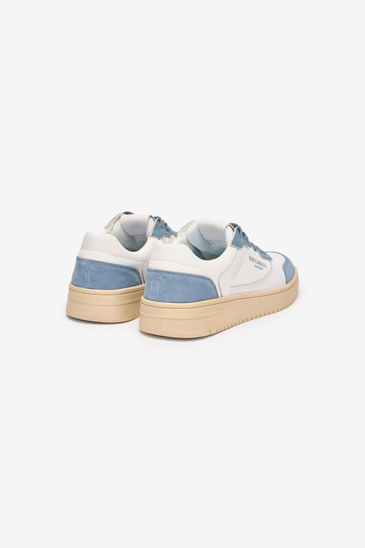 JC Sneakers With Contrasting Inserts White/Blue UFS023-UF298
