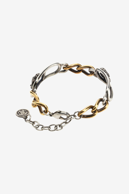 RC Bracelet with Monogram RC Plata/Oro SRG006-AM258