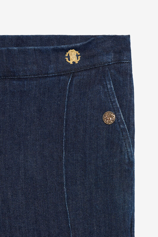 JU Medium Blue Jeans in Stretch Denim MEDIUM BLUE VJJ20B-DS015