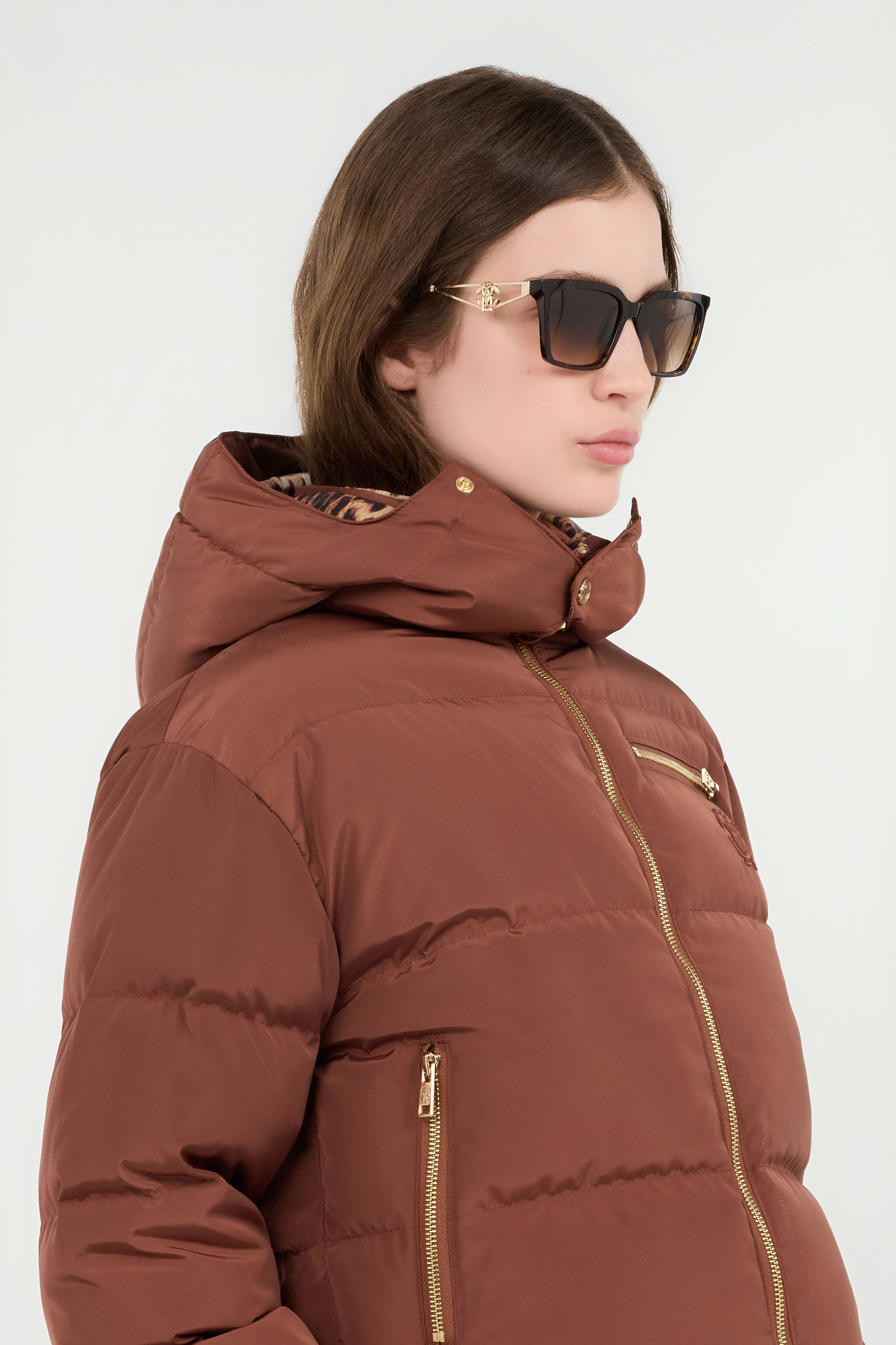 RC Occhiali da sole con frontale in acetato abbinato a aste in metallo RC Occhiali da sole con frontale in acetato abbinato a aste in metallo SHINY BROWN/YELLOW H VALD12-ID250