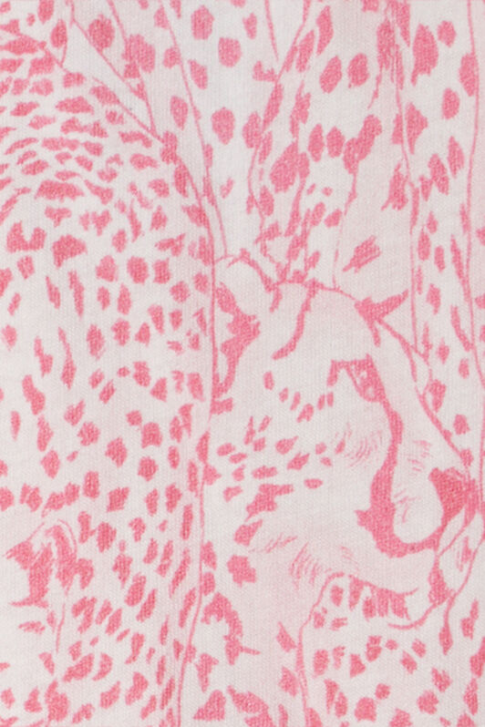 JU Abito In Cotone Con Ghepardi E Cheetah Skin PINK UJT113-JFO37