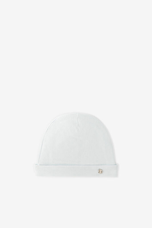JU RC Monogram-Embellished Hat JU RC Monogram-Embellished Hat Hellblau MJI050-JV025