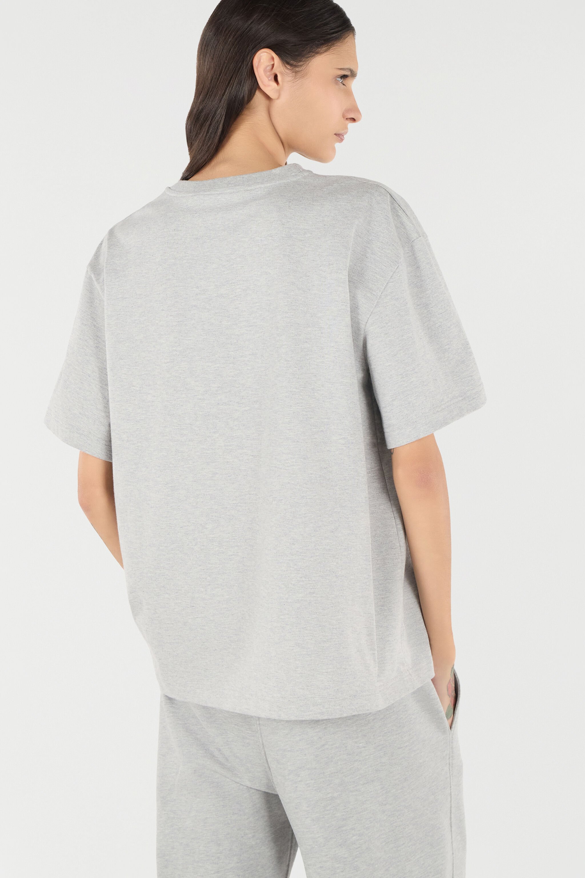 RC Camiseta con logotipo Gris UKT60C-JD017