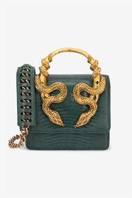 RC Borsa Serpentine Verde scuro VWB001-PZ119