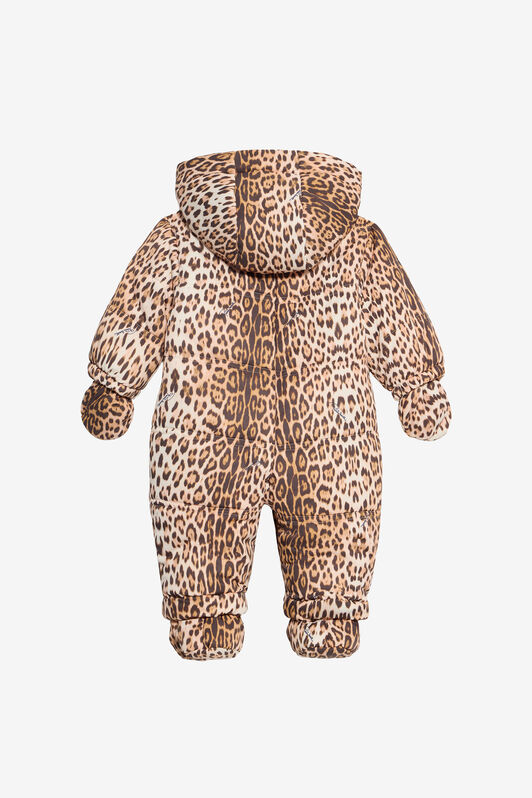 JU Romper, Gloves and Booties Set in Jaguar Skin NATURAL VJT400-5RO52