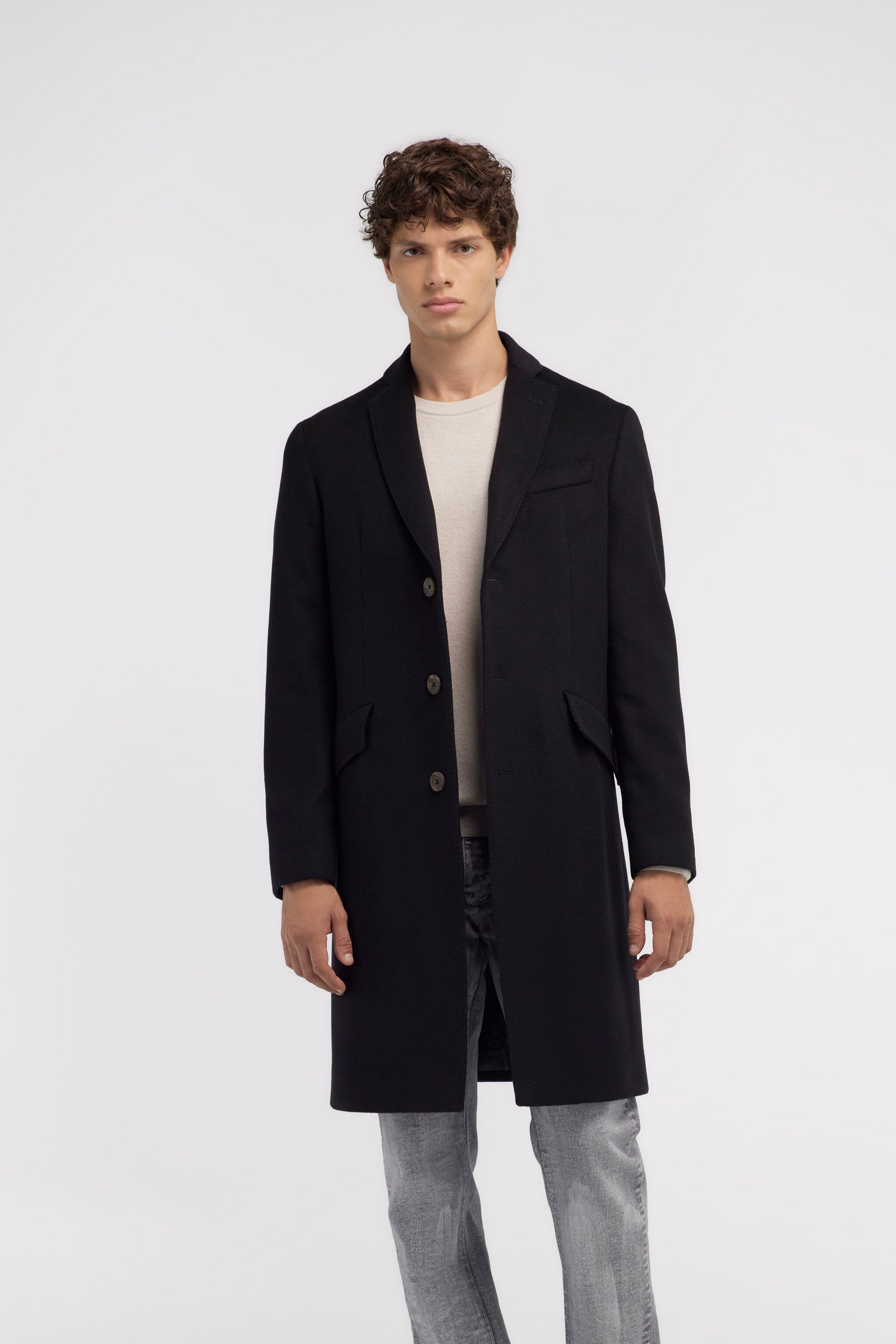 RC Single-breasted coat Schwarz NOT50D-WH016