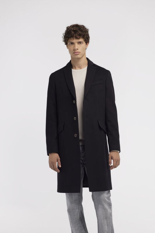 RC Single-breasted coat RC Single-breasted coat Black NOT50D-WH016