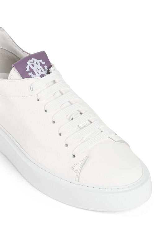 RC RC Monogram Sneakers RC RC Monogram Sneakers White/purple KOS00D-PNO03
