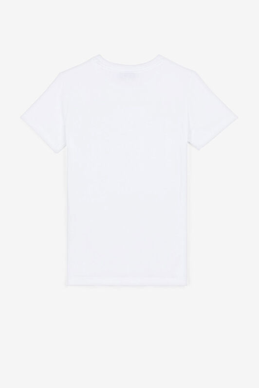 JU T-shirt con stampe farfalle e fragole JU T-shirt con stampe farfalle e fragole Bianco QJT603-JV025