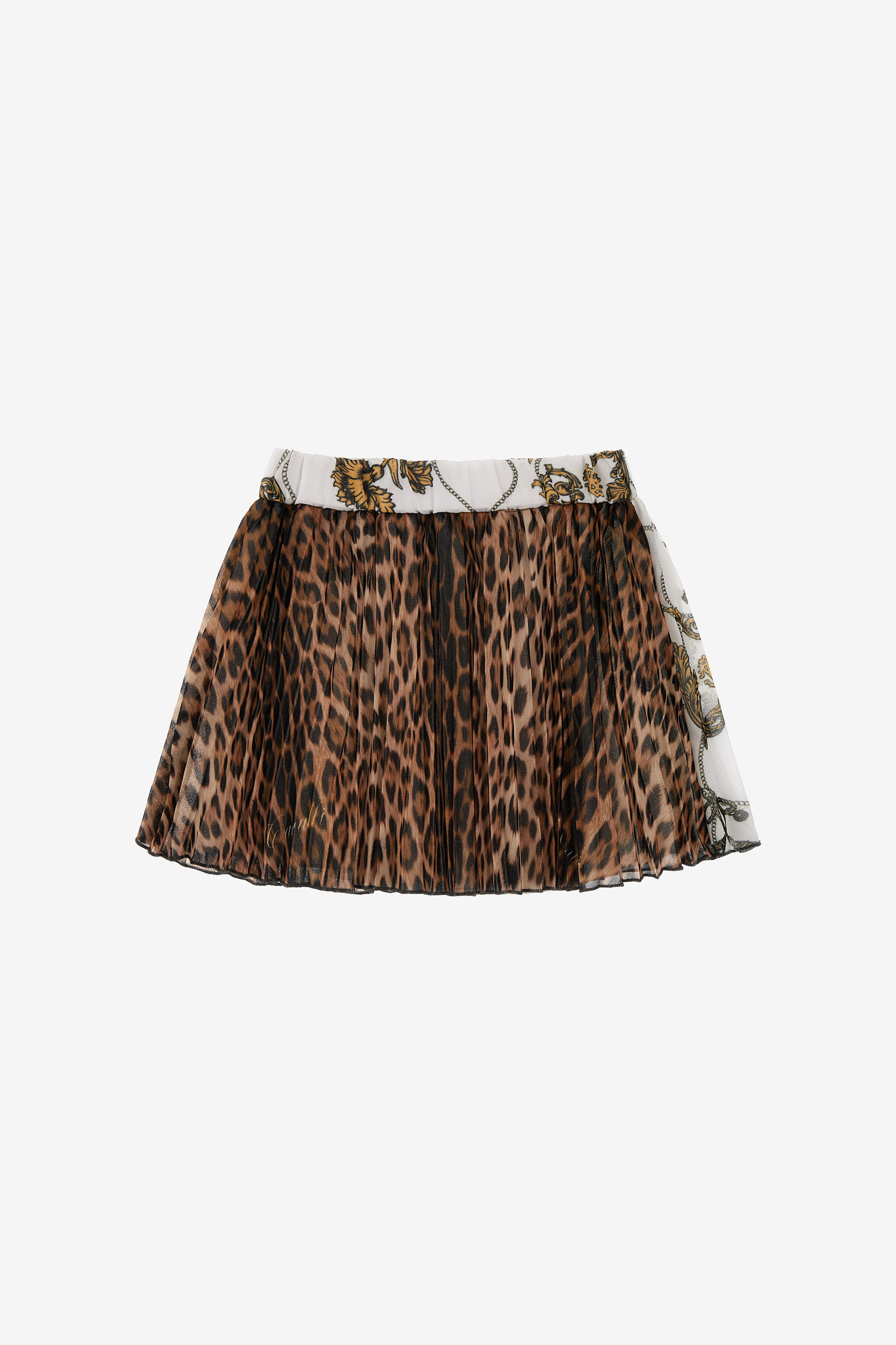 JU Skirt Leopard print Light brown SJT300-2NI73