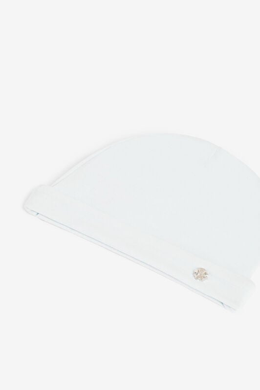 JU RC Monogram-Embellished Hat Hellblau MJI050-JV025