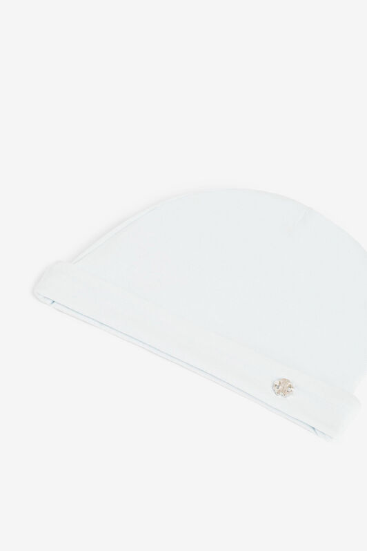 JU RC Monogram-Embellished Hat JU RC Monogram-Embellished Hat Hellblau MJI050-JV025