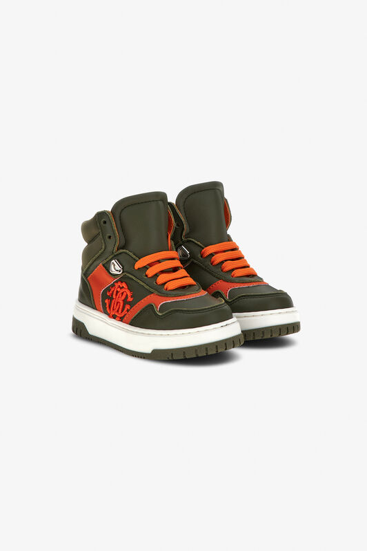 JU Sneaker Vert foncé/Orange RJS00W-PZJ20
