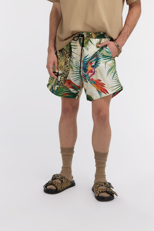 RC Swim shorts with Jungle print Green SYH00A-5RF72