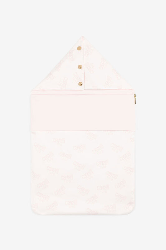 JU Logo-Print Baby Nest Pink OJT831-RN001