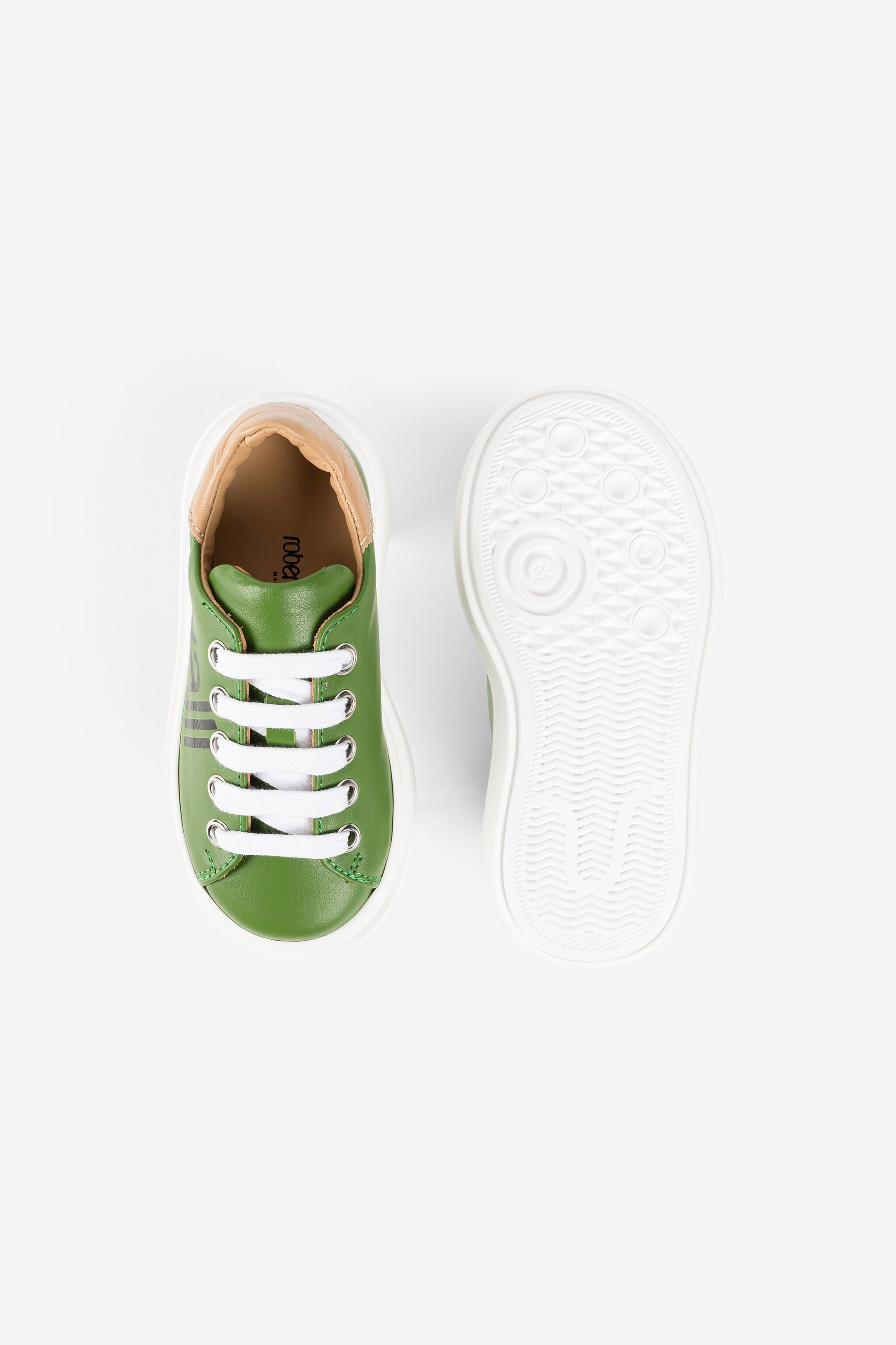 JU Sneakers con logo Verde Q61170-Q0073