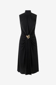 ${brand} Vestido Midi Con Drapeado ${colorDescription} ${masterID}