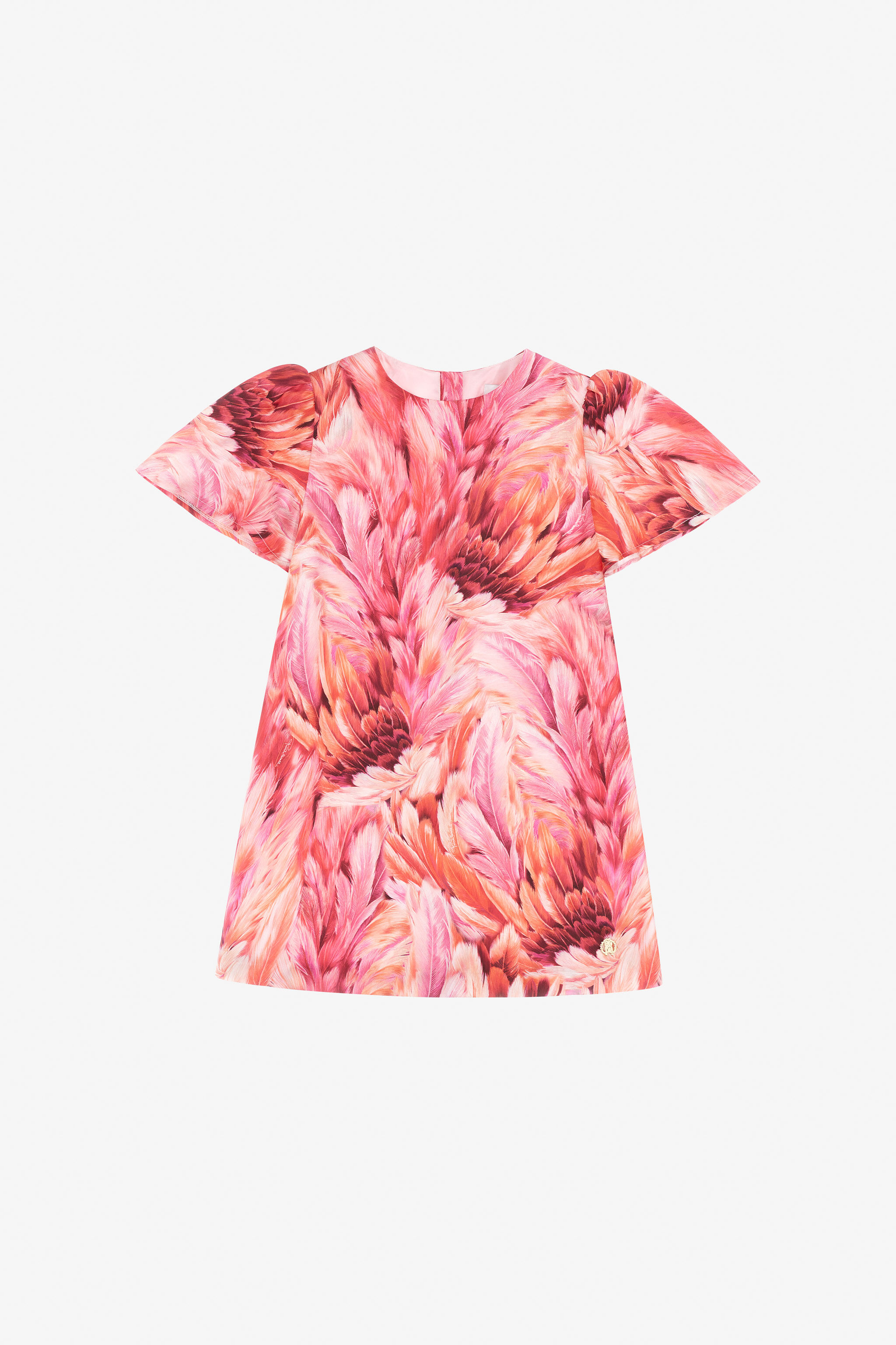 JU Plumage Print Dress Fuchsia TJT10Q-4QN15