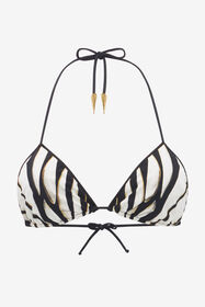 ${brand} Ray Of Gold Print Bikini Top ${colorDescription} ${masterID}