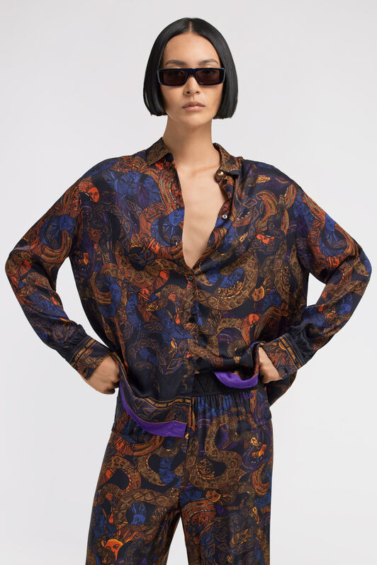 JC Camicia Just Cavalli Blu scuro TFT119-TF184