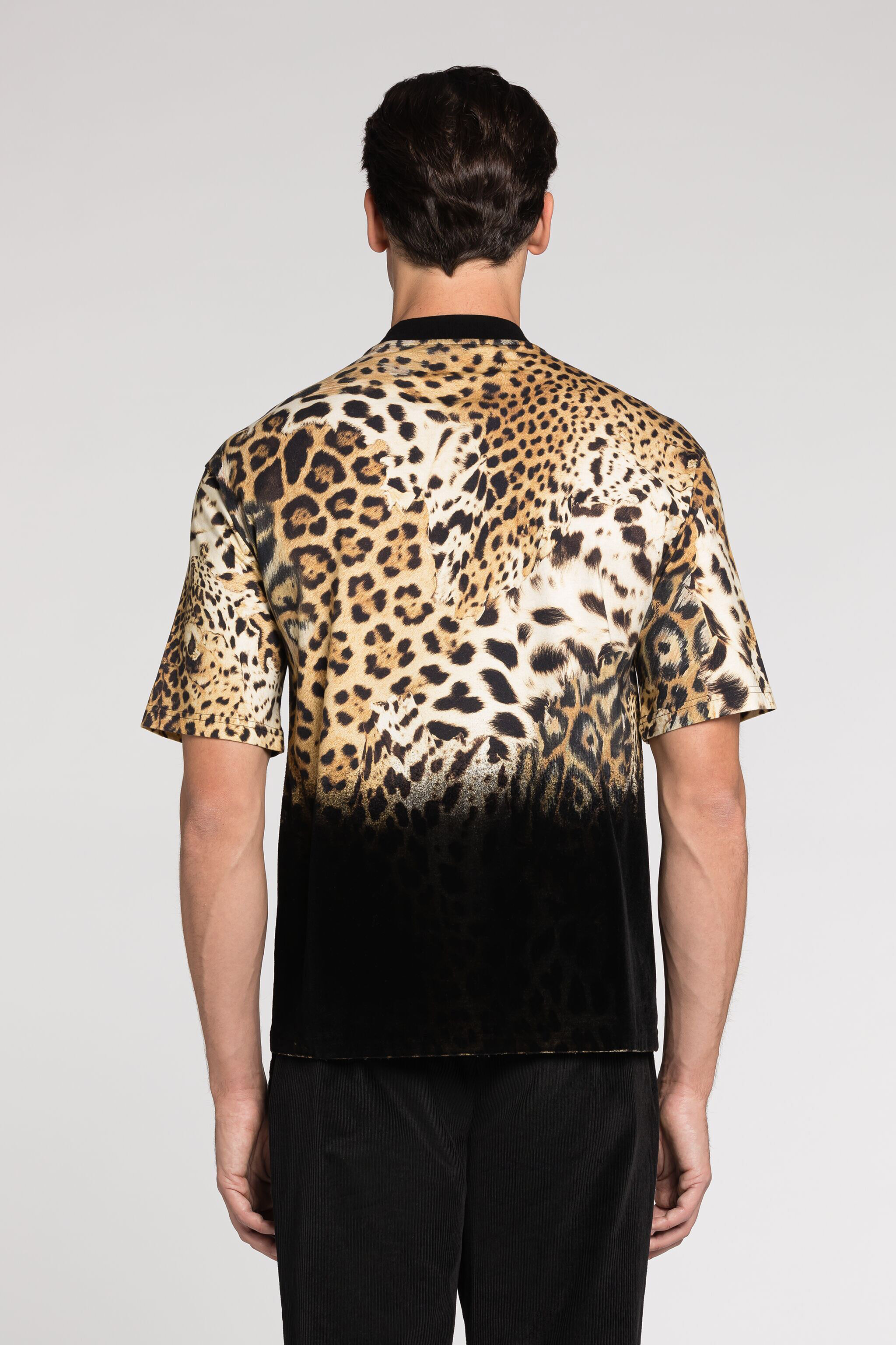 RC T-Shirt mit Leoparden-Print BROWN RRT62E-3PH86